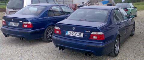 The O'Doherty family fleet at the recent Wexford Car Show